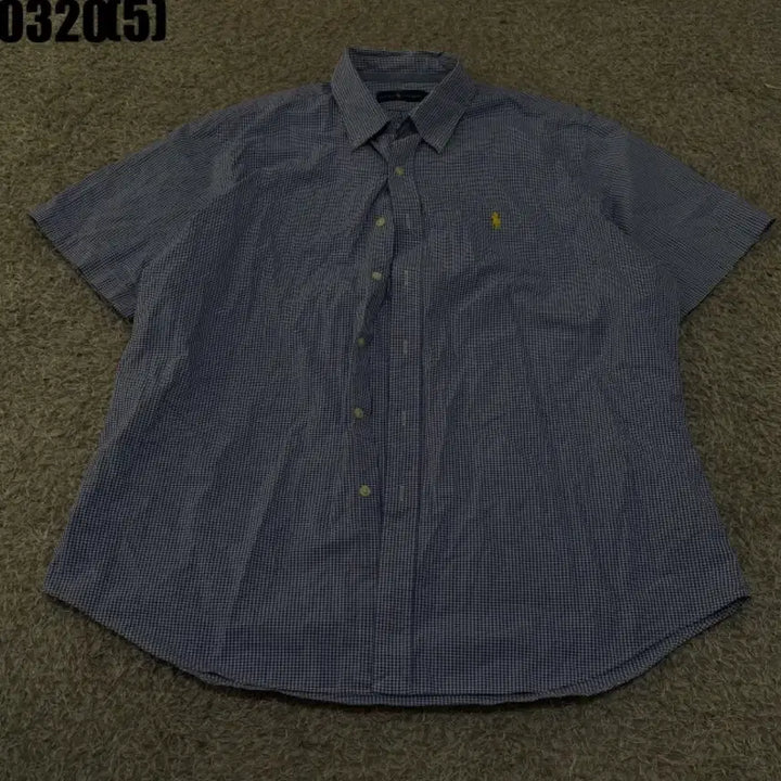 [SOLD OUT] 폴로 랄프로렌 반팔 체크 셔츠xl 0320