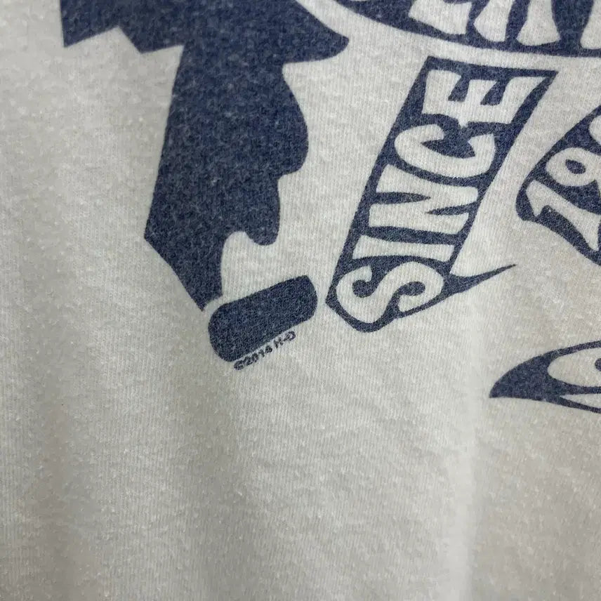 [BUNJANG] Harley Davidson US Flag Long Sleeve T-shirt / 할리데이비슨 미국 성조기 롱슬리브 화이트 긴팔 티셔츠