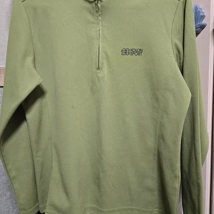 [BUNJANG] Kolon Sport Half-Zip Long Sleeve Shirt 95 / 코오롱스포츠 하프집업 긴팔티 95
