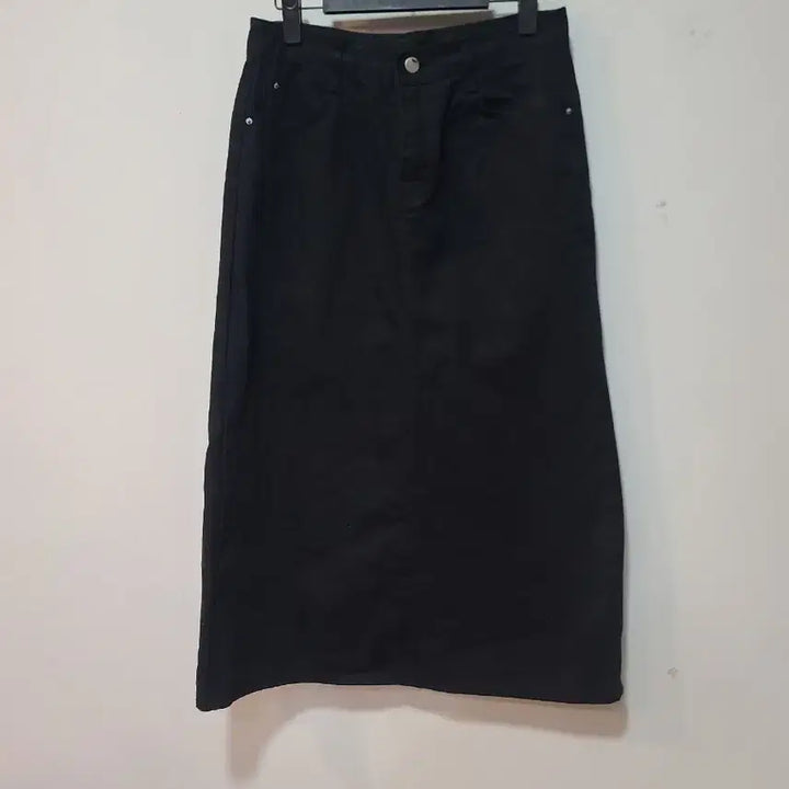 [BUNJANG] Monster Jean Long Denim Skirt / Monster Jean 블랙 롱 데님스커트 M (27~28)