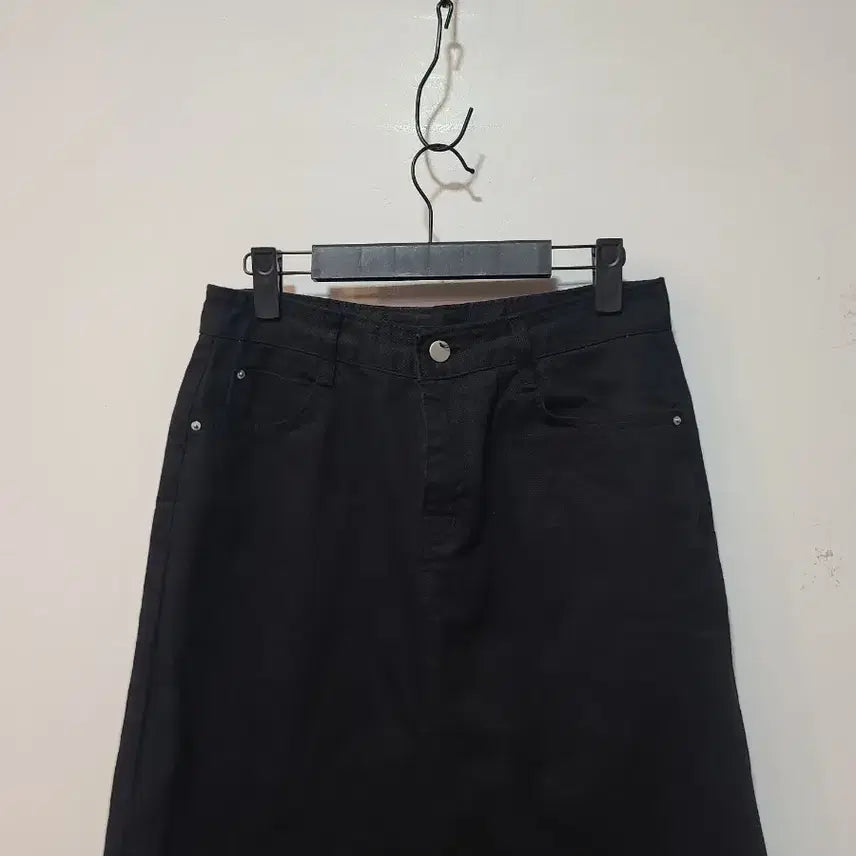 [BUNJANG] Monster Jean Long Denim Skirt / Monster Jean 블랙 롱 데님스커트 M (27~28)