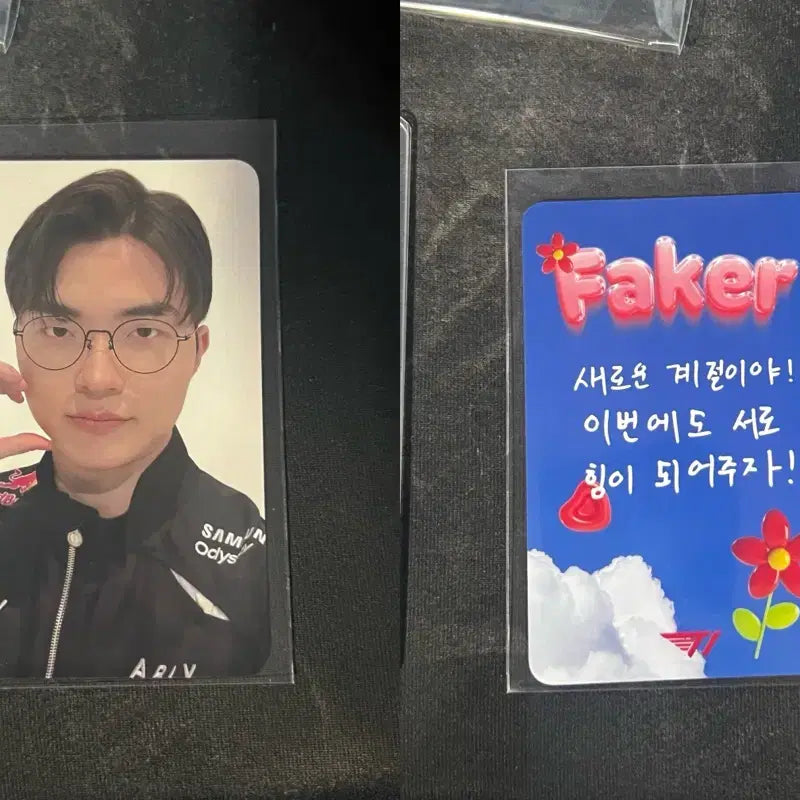 [BUNJANG] T1 Faker Handwritten Photocard / 봄 맞이 T1 week 페이커 손글씨 포토카드 양도합니다! 반택포!
