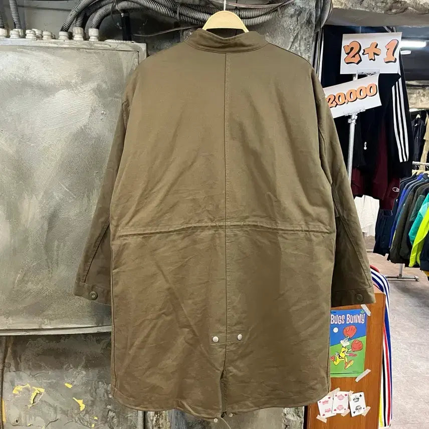 [BUNJANG] Lafarge Store Field Jacket Khaki Outer S Inner M / 라퍼지스토어 개파카 야상 자켓 카키 외피S 내피 M 