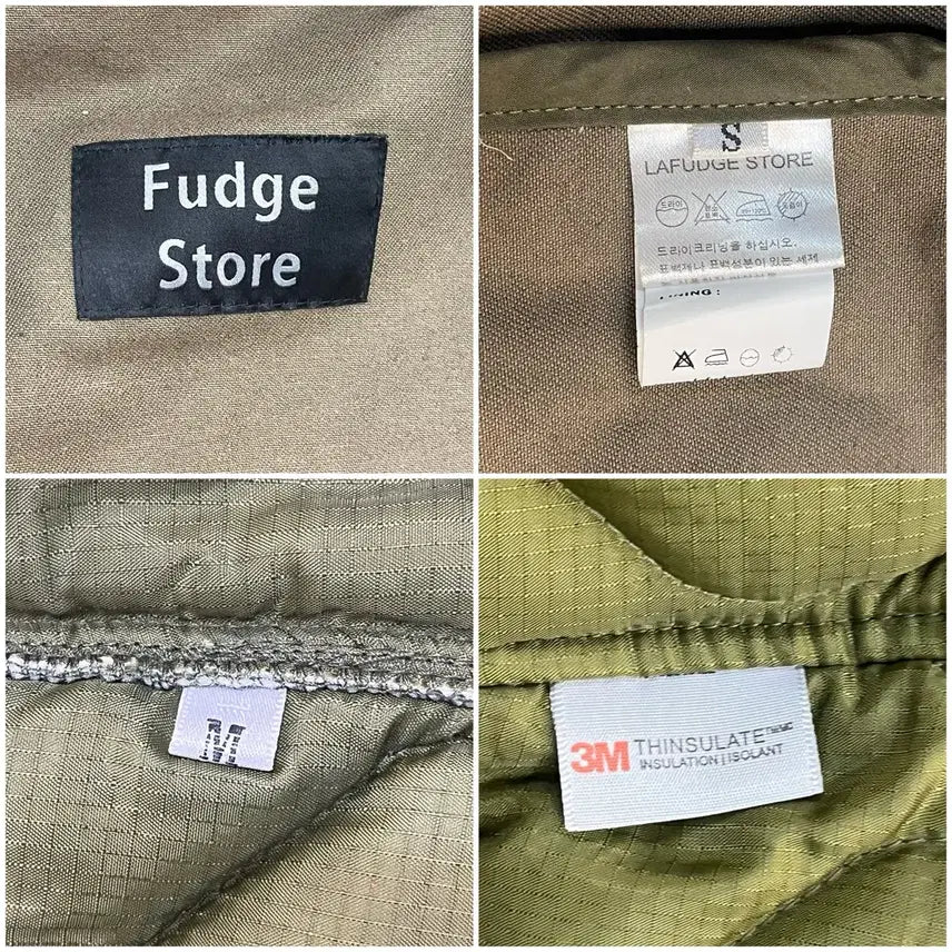 [BUNJANG] Lafarge Store Field Jacket Khaki Outer S Inner M / 라퍼지스토어 개파카 야상 자켓 카키 외피S 내피 M 