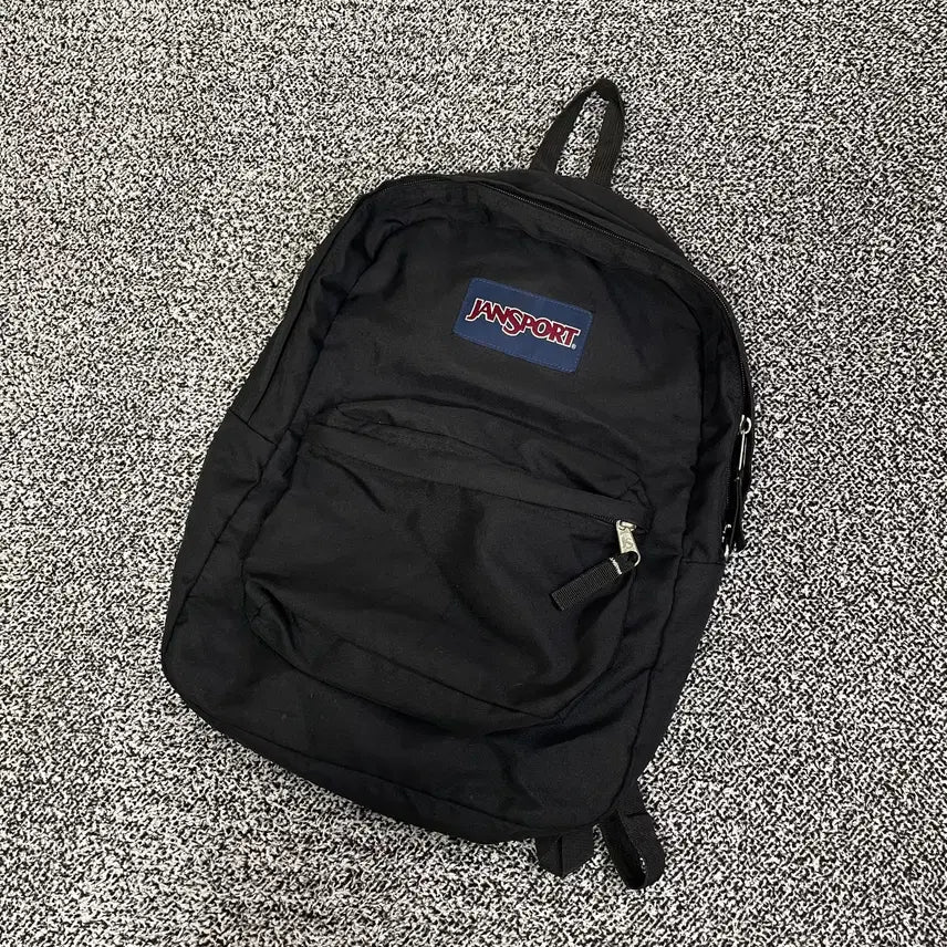 [BUNJANG] Vintage JanSport Superbreak Plus Backpack Black / 빈티지9. 잔스포츠 슈퍼브레이크 플러스 백팩 책가방 가방 블랙
