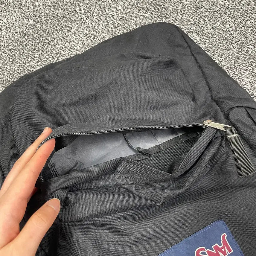 [BUNJANG] Vintage JanSport Superbreak Plus Backpack Black / 빈티지9. 잔스포츠 슈퍼브레이크 플러스 백팩 책가방 가방 블랙