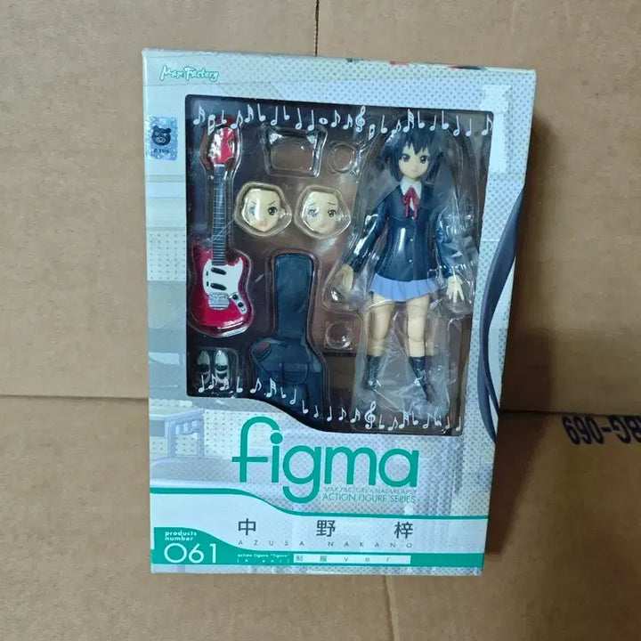 [BUNJANG] Figma K-ON! Azusa Nakano School Uniform Ver. Figure / 피그마 케이온! 나카노 아즈사(아즈냥) 교복ver 미개봉