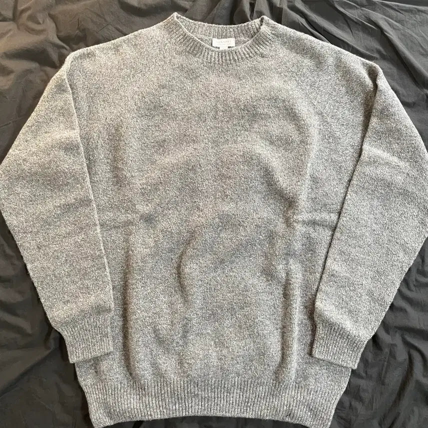[BUNJANG] Sunspel Lambswool Jumper Gray, L / 선스펠 램스 울 스웨터 그레이, L
