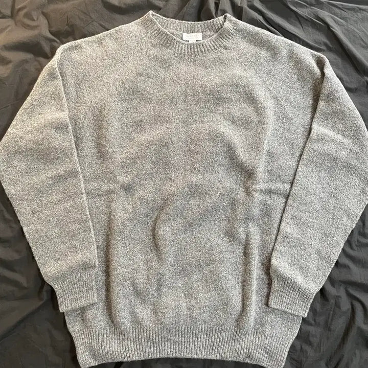 [BUNJANG] Sunspel Lambswool Jumper Gray, L / 선스펠 램스 울 스웨터 그레이, L