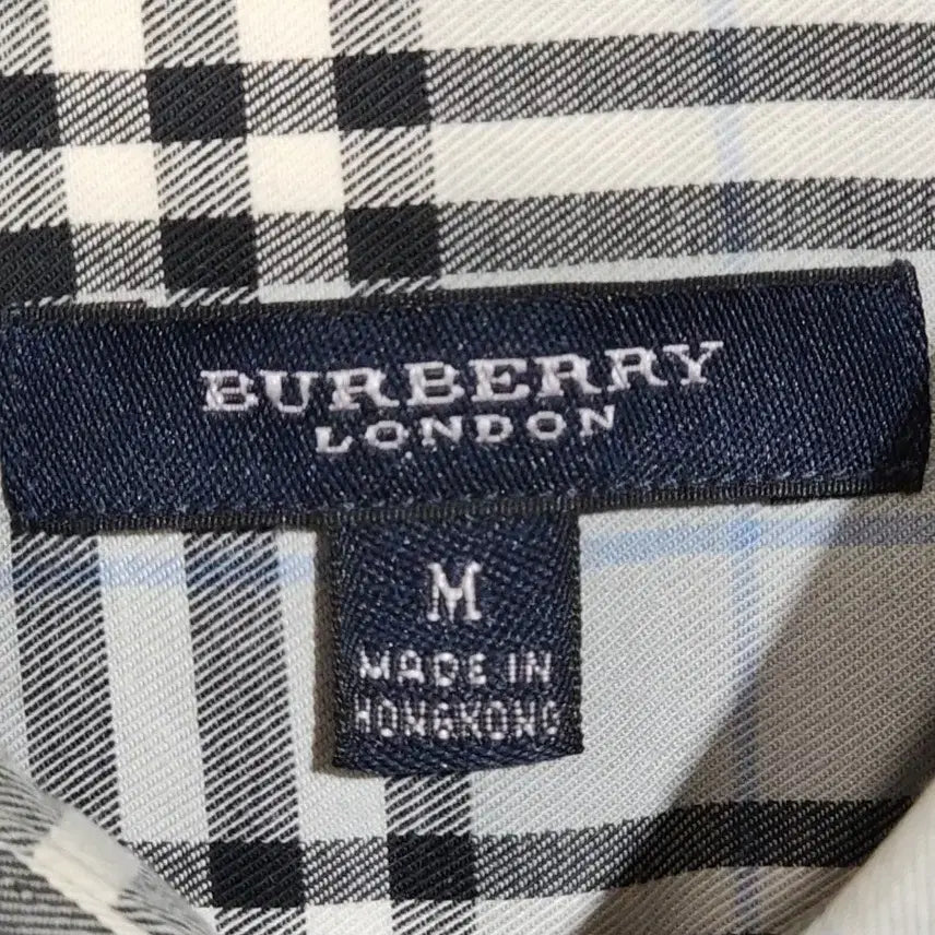 [BUNJANG] Burberry Checkered Shirt Casual Wear / (L) 버버리 남방 체크 셔츠 포켓 캐주얼 매장판