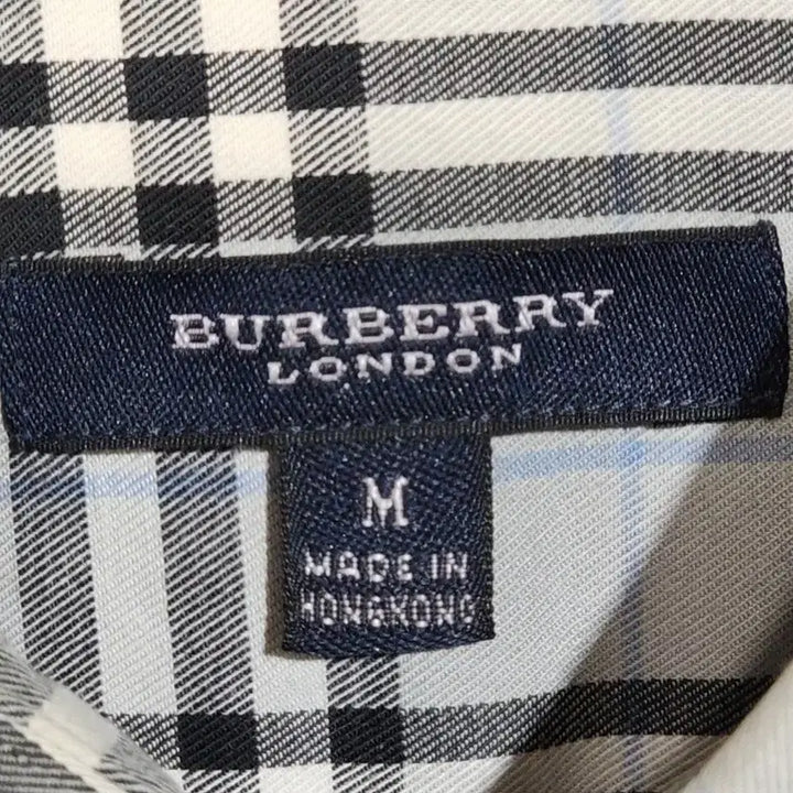 [BUNJANG] Burberry Checkered Shirt Casual Wear / (L) 버버리 남방 체크 셔츠 포켓 캐주얼 매장판