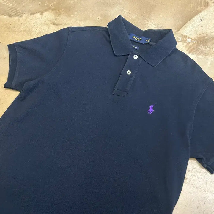 [BUNJANG] Polo Ralph Lauren Black Polo Shirt / M 폴로랄프로렌 블랙 카라 반팔 티셔츠