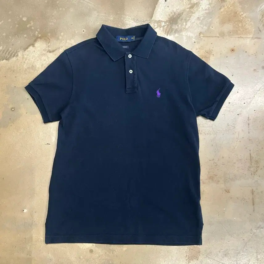 [BUNJANG] Polo Ralph Lauren Black Polo Shirt / M 폴로랄프로렌 블랙 카라 반팔 티셔츠