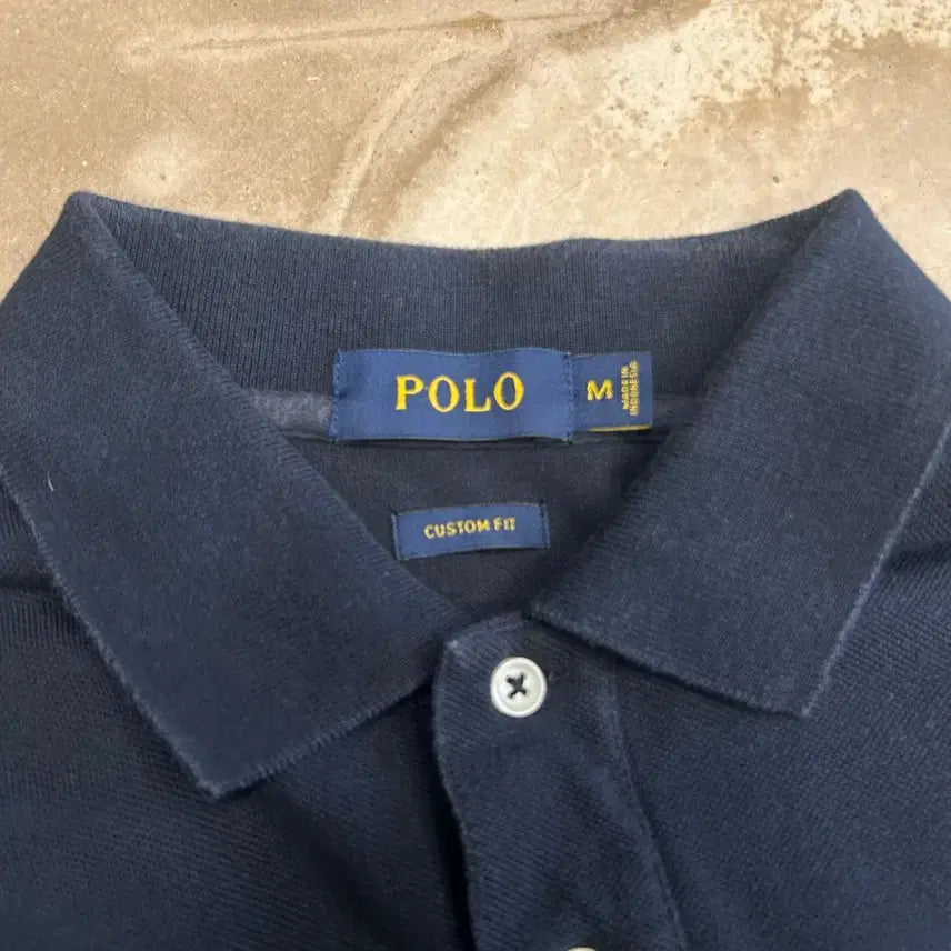 [BUNJANG] Polo Ralph Lauren Black Polo Shirt / M 폴로랄프로렌 블랙 카라 반팔 티셔츠