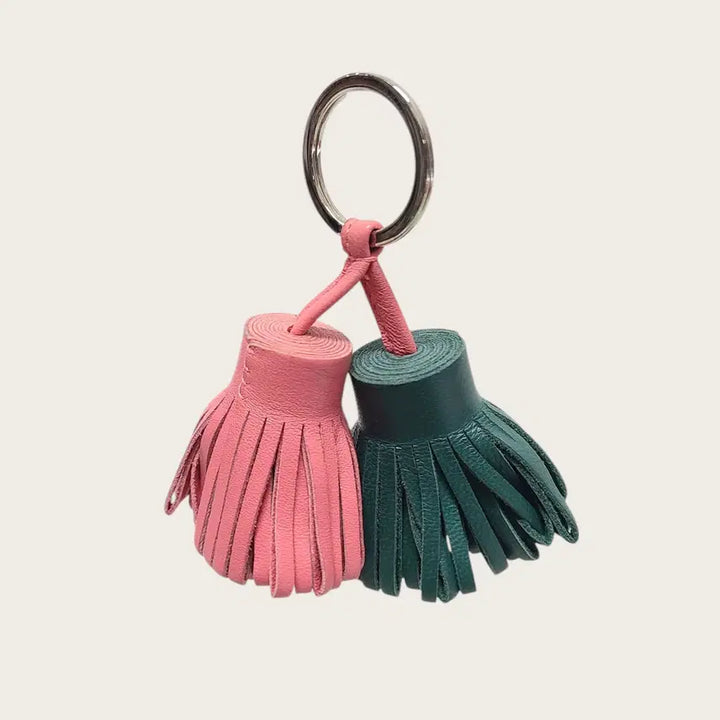 [BUNJANG] Hermes Carmen Uno Bag Charm / 에르메스 블루 드 말트 &amp; 로즈 사쿠라 카르멘 우노 백참