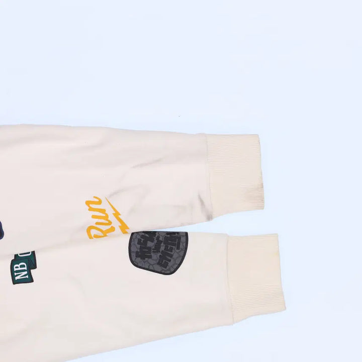 [BUNJANG] New Balance All Over Patch Sweatshirt / 95 뉴발란스 올오버 와펜 맨투맨 0311G