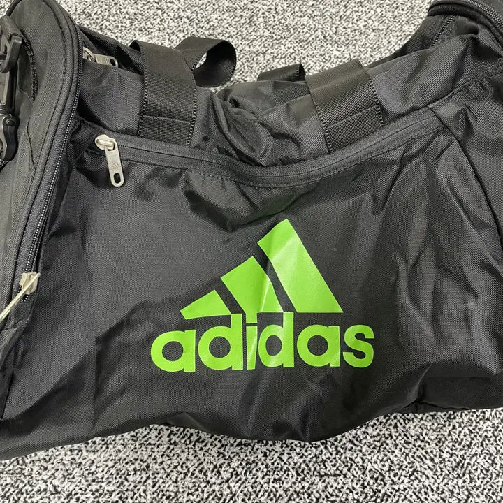 [BUNJANG] Adidas Diablo Duffel Bag Black Green / 빈티지9. 아디다스 디아블로 더플백 보스턴백 가방 블랙 그린 몬스터깔