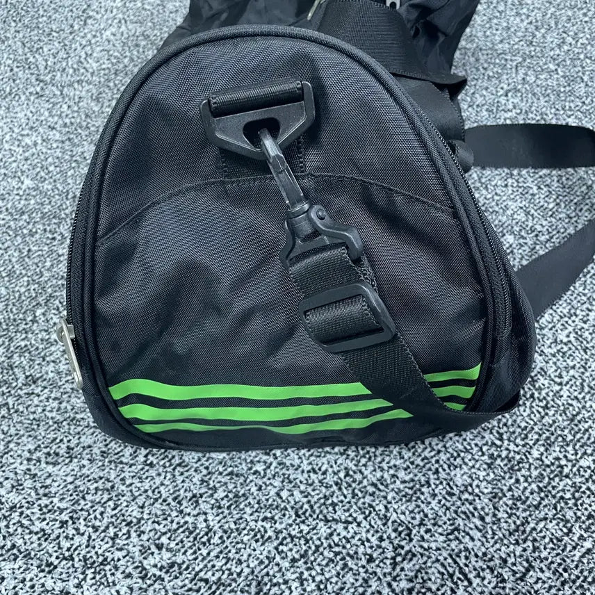 [BUNJANG] Adidas Diablo Duffel Bag Black Green / 빈티지9. 아디다스 디아블로 더플백 보스턴백 가방 블랙 그린 몬스터깔