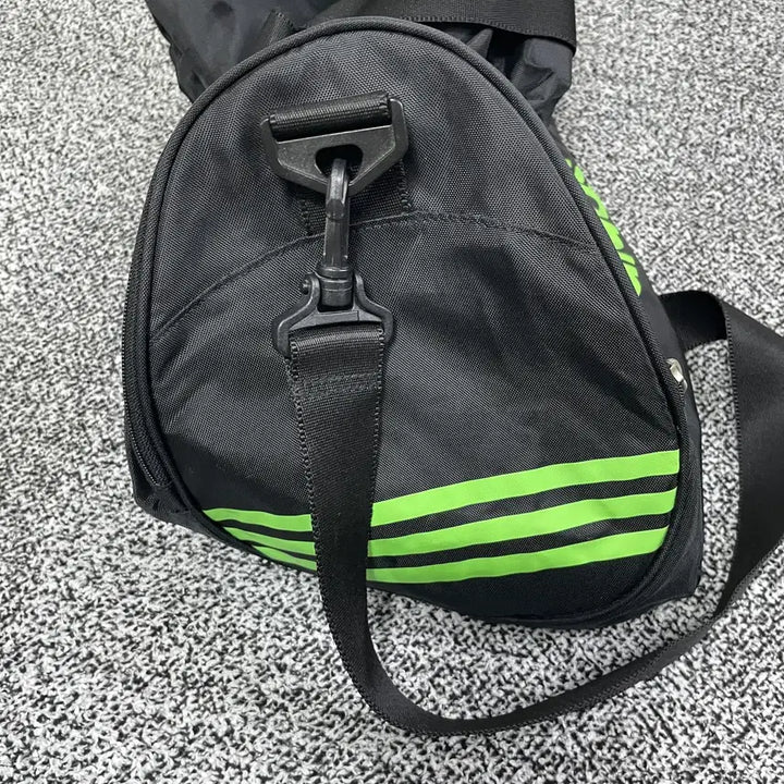 [BUNJANG] Adidas Diablo Duffel Bag Black Green / 빈티지9. 아디다스 디아블로 더플백 보스턴백 가방 블랙 그린 몬스터깔