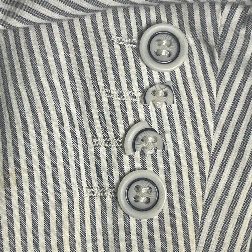 [BUNJANG] Issey Miyake Seersucker Striped Blazer / 이세이미야케 시어서커 스트라이프 블레이저