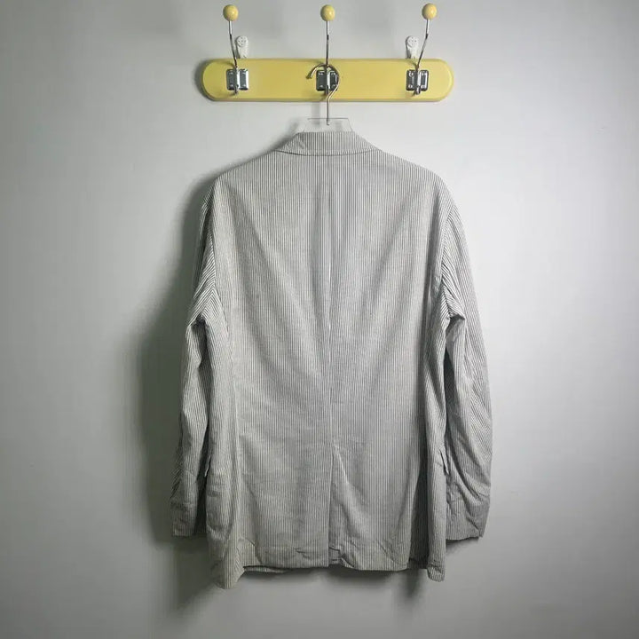 [BUNJANG] Issey Miyake Seersucker Striped Blazer / 이세이미야케 시어서커 스트라이프 블레이저