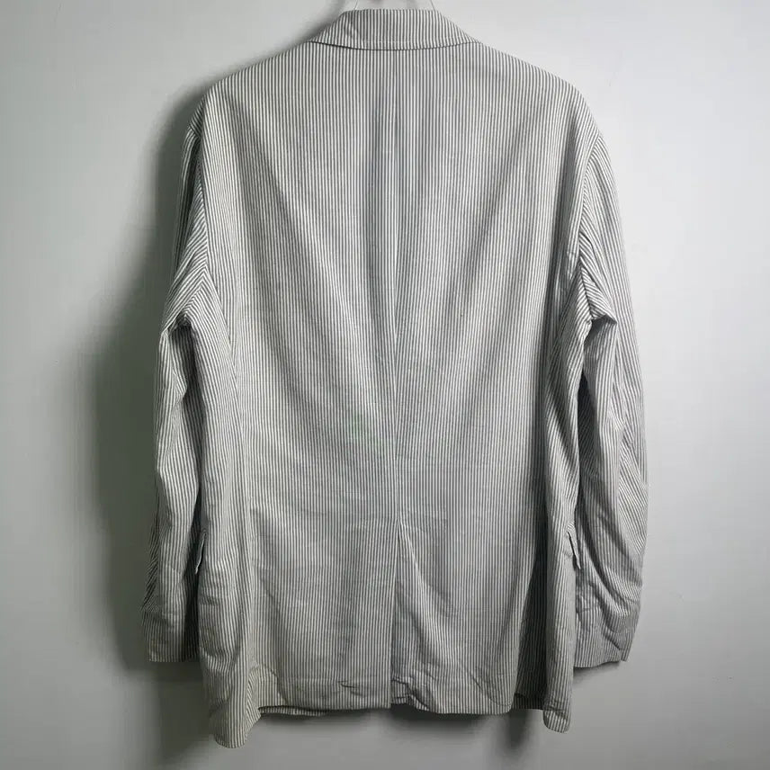 [BUNJANG] Issey Miyake Seersucker Striped Blazer / 이세이미야케 시어서커 스트라이프 블레이저