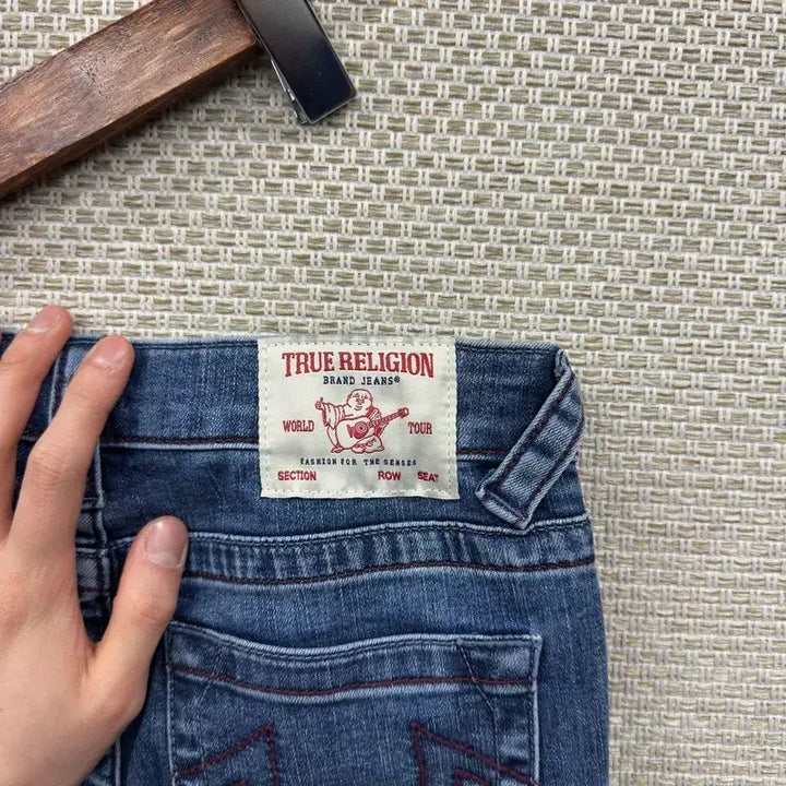[BUNJANG] True Religion Semi-Bootcut Denim Jeans / 트루릴리젼 세미부츠컷 스판 데님 청바지 28인치 A07879
