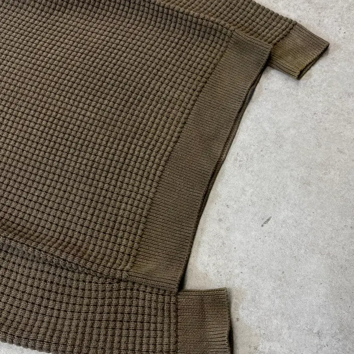[BUNJANG] ALLSAINTS Brown Cotton Knit Sweater / [S] ALLSAINTS 올세인츠 브라운 코튼 니트
