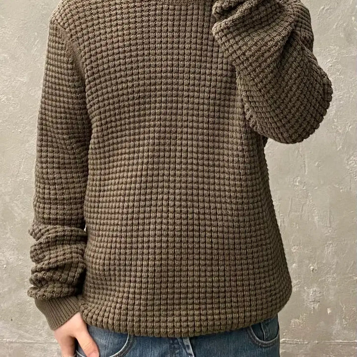 [BUNJANG] ALLSAINTS Brown Cotton Knit Sweater / [S] ALLSAINTS 올세인츠 브라운 코튼 니트