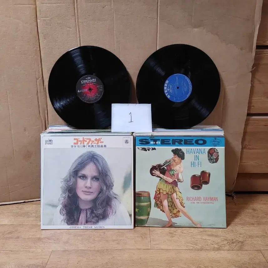 [BUNJANG] Vintage LP Bundle Set / LP 음반 50장 일괄판매 (1 LP 턴테이블 오디오 앰프 스피커