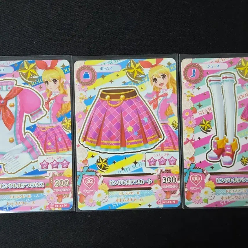 [BUNJANG] Aikatsu Retsu Ichigo 2nd School Look Pink Torte Set Japanese Version / 아이엠스타 아이카츠 라임 이치고 2기 스쿨룩 핑크 토르테 세트 일판