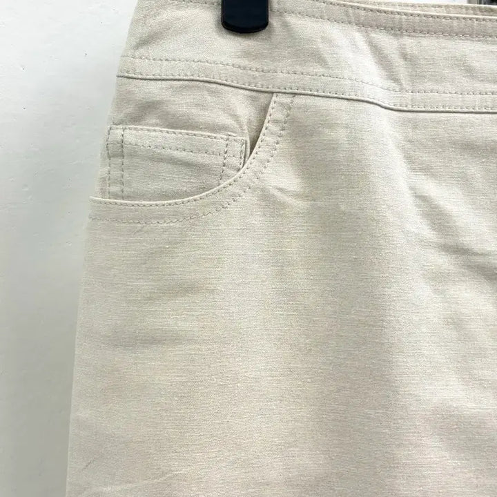 [BUNJANG] 7-I Dconcept Ivory Glitter Midi Skirt / 일본빈티지 아이보리 슬릿 글리터 미디 스커트 치마