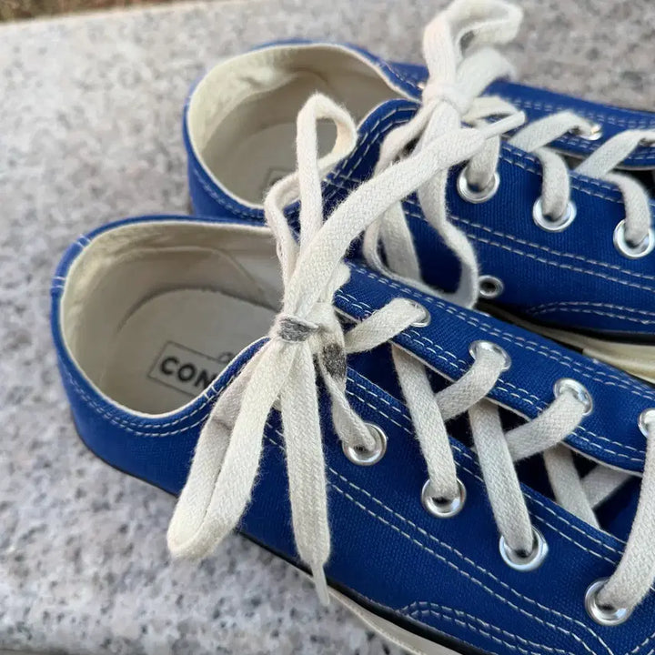 [BUNJANG] Converse Chuck 70 Low Vintage Canvas Rush Blue Sneakers / Converse 컨버스 척 70 로우 빈티지 캔버스 러쉬 블루