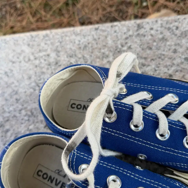 [BUNJANG] Converse Chuck 70 Low Vintage Canvas Rush Blue Sneakers / Converse 컨버스 척 70 로우 빈티지 캔버스 러쉬 블루