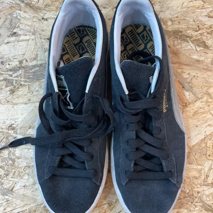 [BUNJANG] Puma Suede Black Sneakers 270 / 푸마 스웨이드 블랙 스니커즈 270