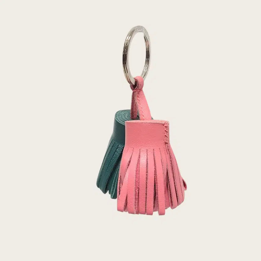 [BUNJANG] Hermès Carmen Uno Bag Charm / 에르메스 블루 드 말트 &amp; 로즈 사쿠라 카르멘 우노 백참