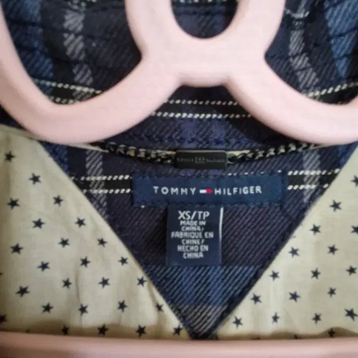 [BUNJANG] Tommy Hilfiger Check Double Breasted Trench Coat / 타미힐피거 체크 더블 블레스트 트렌치
