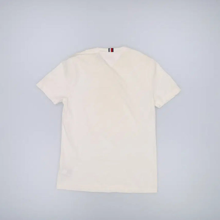 [BUNJANG] Tommy Hilfiger White Short Sleeve T-shirt / L 타미힐피거 화이트 반팔티 0320H1