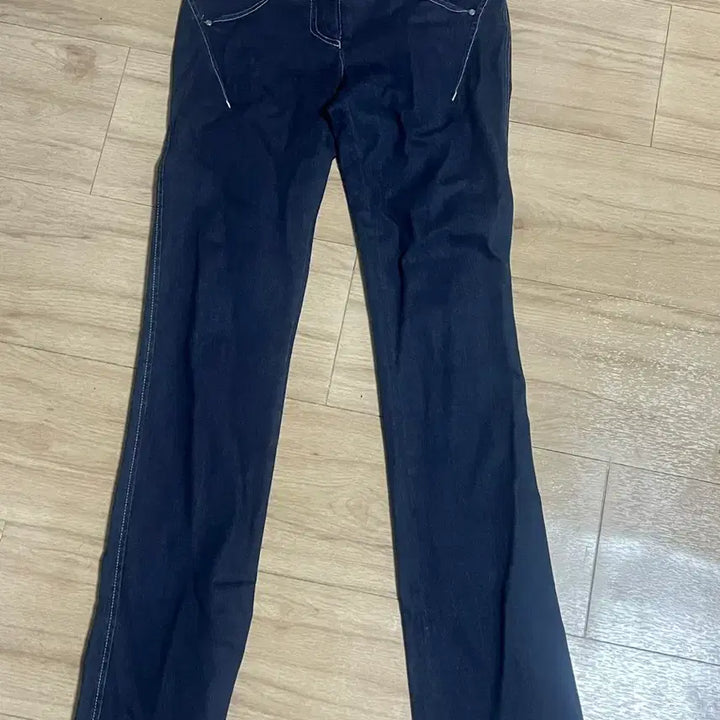 [BUNJANG] Pretty Mode Navy Denim Jeans / Vintage Pretty Mode 네이비 데님 청바지
