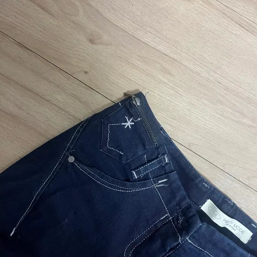 [BUNJANG] Pretty Mode Navy Denim Jeans / Vintage Pretty Mode 네이비 데님 청바지