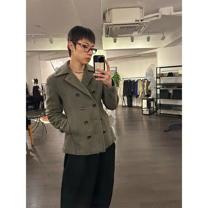 [SOLD OUT] 꼼데가르송 옴므플러스 축융 울 피코트