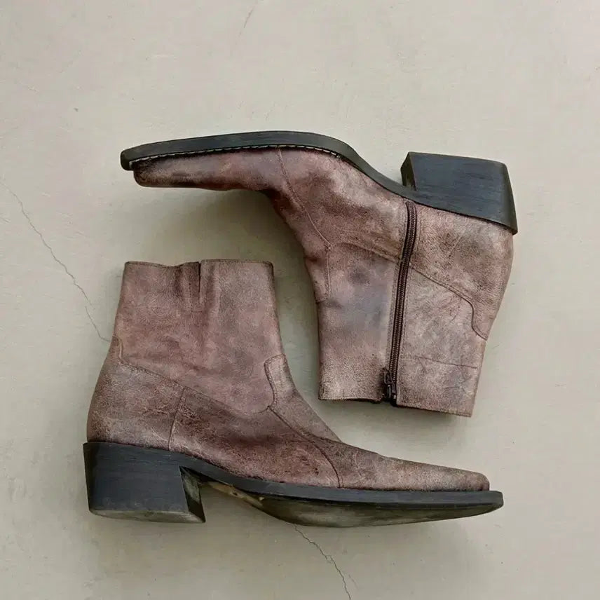 [BUNJANG] Vintage Brown Western Boots / 빈티지 브라운 웨스턴 부츠
