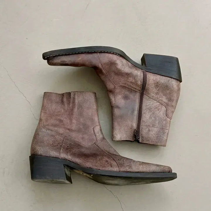 [BUNJANG] Vintage Brown Western Boots / 빈티지 브라운 웨스턴 부츠