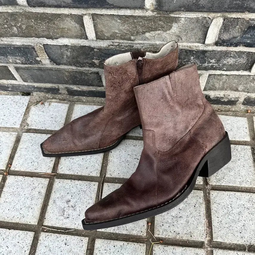 [BUNJANG] Vintage Brown Western Boots / 빈티지 브라운 웨스턴 부츠