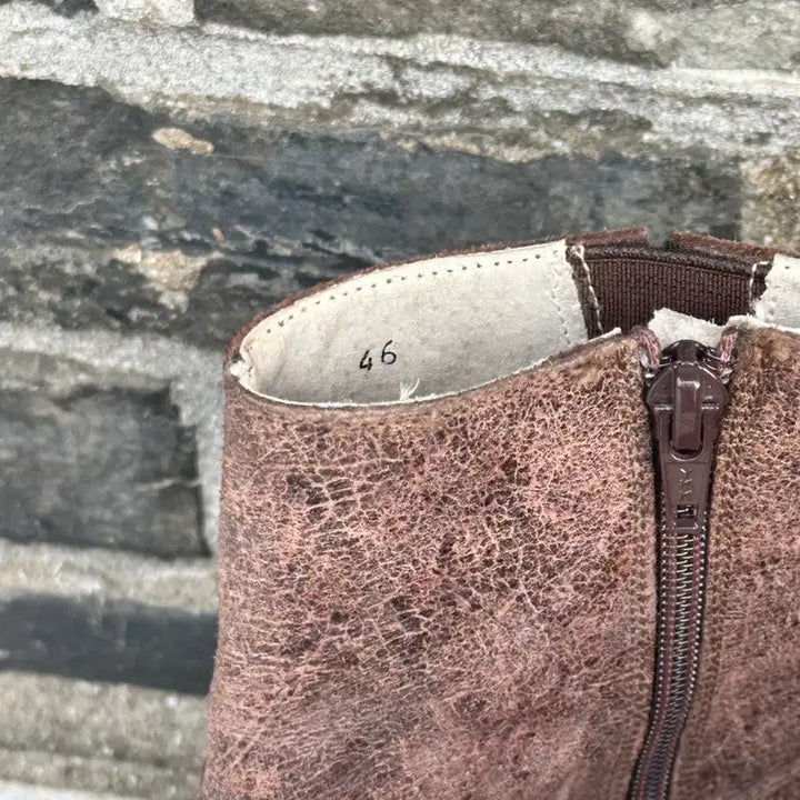 [BUNJANG] Vintage Brown Western Boots / 빈티지 브라운 웨스턴 부츠