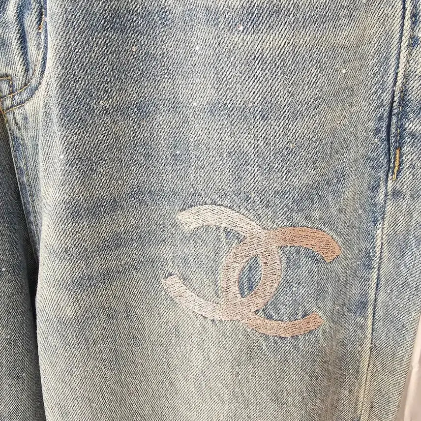 [BUNJANG] SHA Washed Denim Pants / 샤 로고 워싱 데님 팬츠