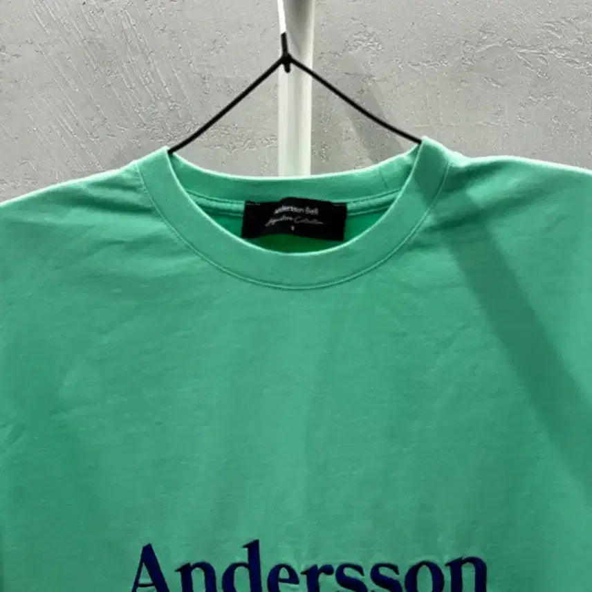 [BUNJANG] Andersson Bell Mint Short Sleeve T-shirt (Size S) / Andersson Bell 민트 반팔 티셔츠 S