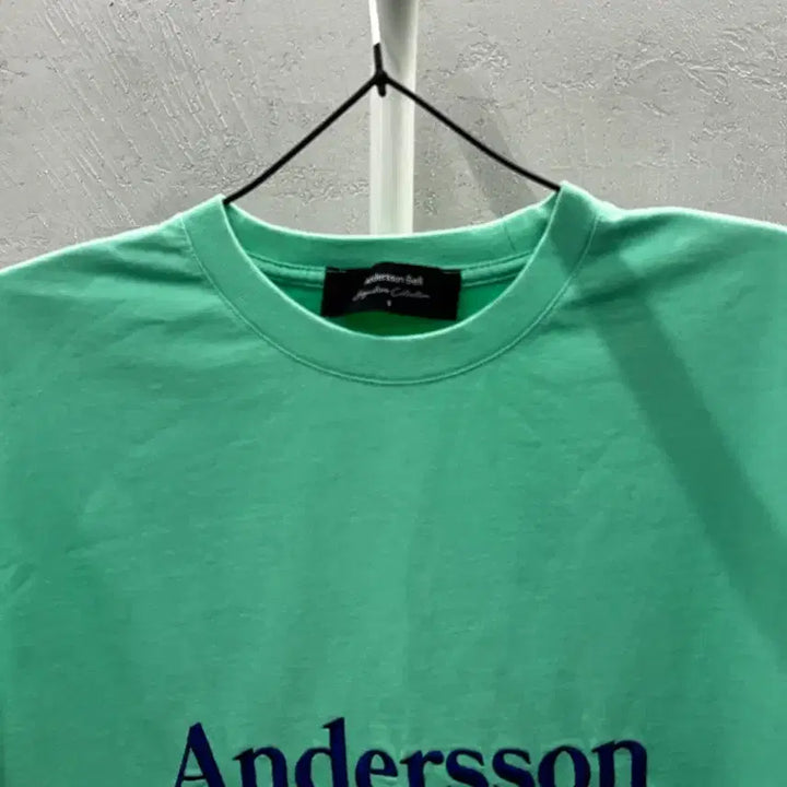 [BUNJANG] Andersson Bell Mint Short Sleeve T-shirt (Size S) / Andersson Bell 민트 반팔 티셔츠 S