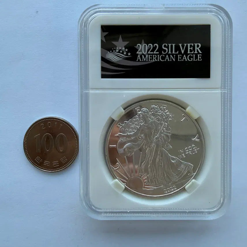 [BUNJANG] American Silver Eagle 1 Dollar Coin / [장식품] 2022년 미국 실버 이글 1달러 동전 S1104