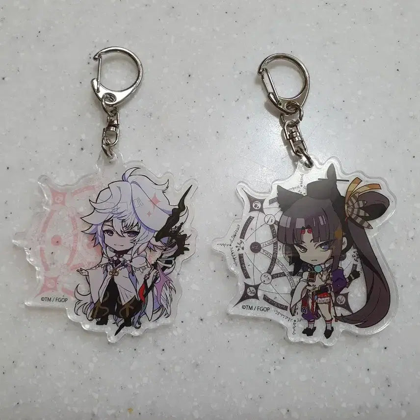 [BUNJANG] Fate/Grand Order Merlin &amp; Ushiwakamaru Keyring / 페그오 멀린 + 우시와카마루 키링